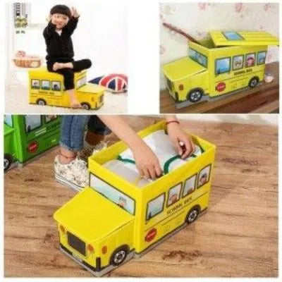 Bus Shape Storage Box And Chair