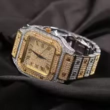 Premium Ice Moissanite Luxe Timepiece