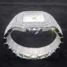 Premium Ice Moissanite Luxe Timepiece