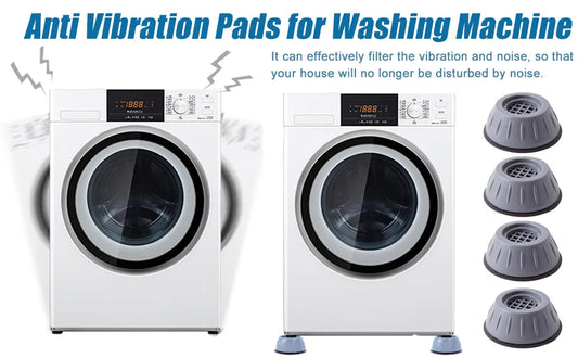 Pack Of Anti Vibration Washing Machine Feet Mats
