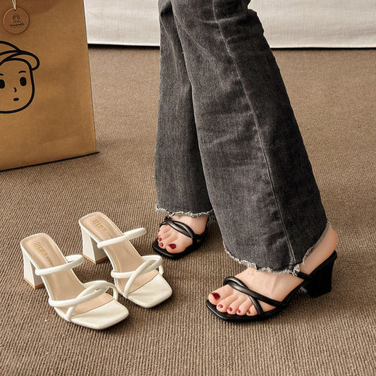 Women Fashion Luxury Party Wear Block Heel Comfortable And Easy