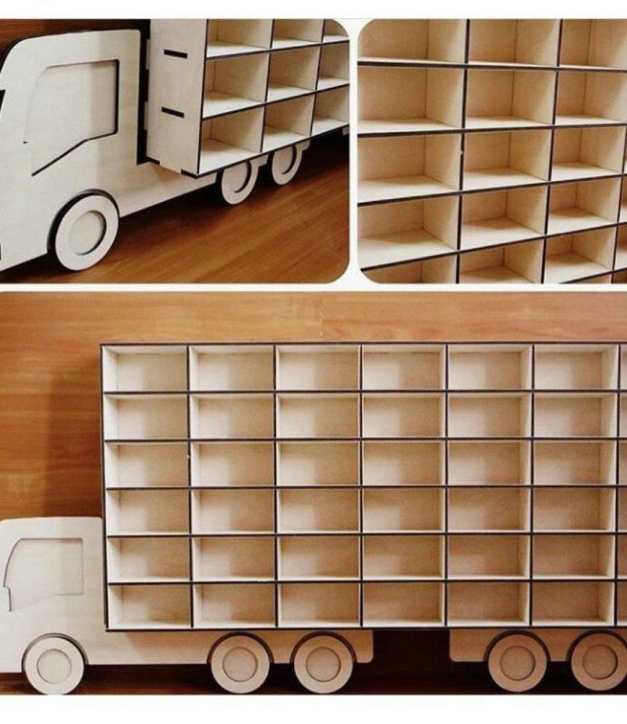 Truck Shelf For Toy Car