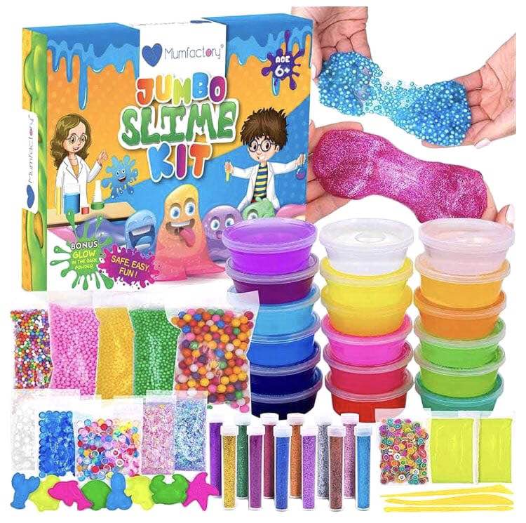 Pack Of 12 slime And 6 Glitter Bottle Water Orbeez Balls water Baloons And 2 clay Mitti Stick