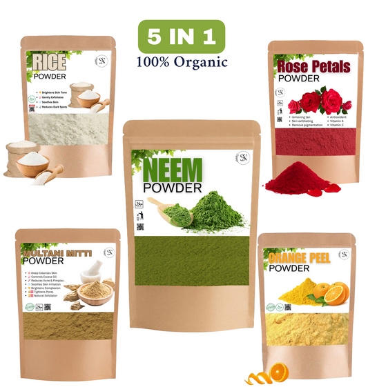 5 in 1 Organic Powder for Face