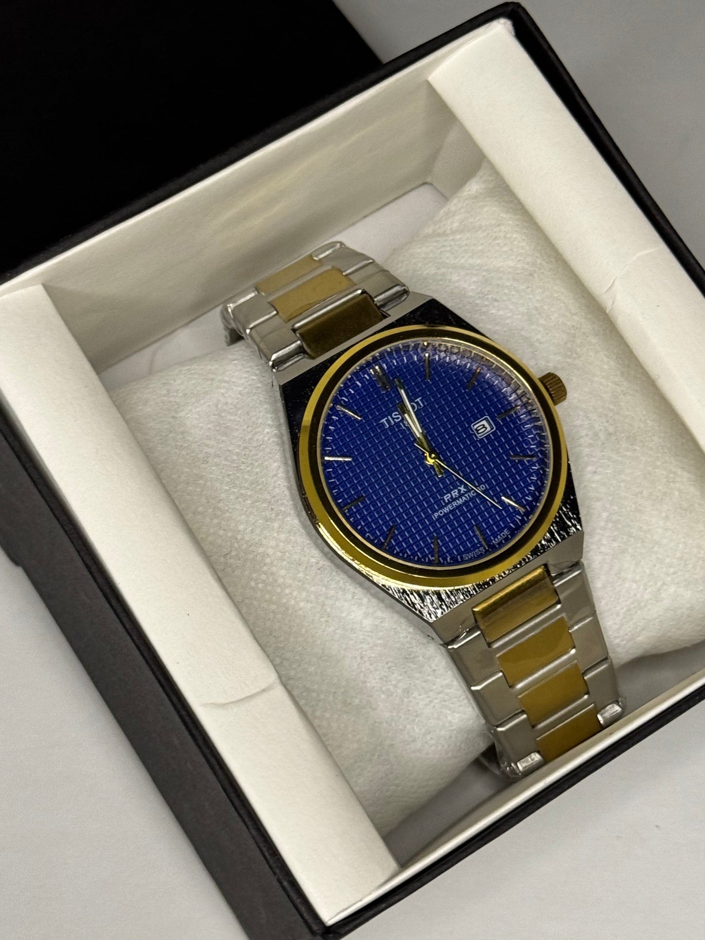 TSST PRX 1853 Two Tone White - Date Watch