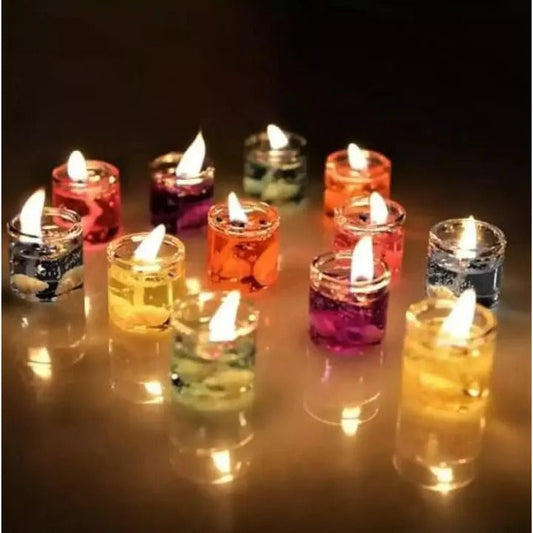 Home decor jell candles