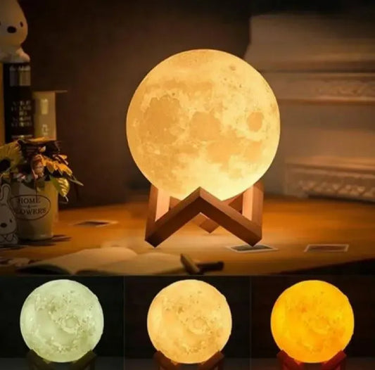 USB Moon Lamp – 7 Color Changing