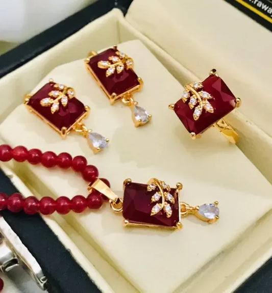 Zircon Jewelry Set