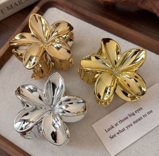 Flower Hair Claw Clips