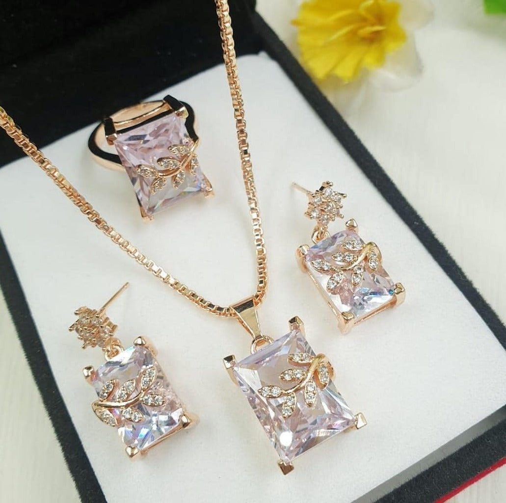 Zircon Jewelry Set