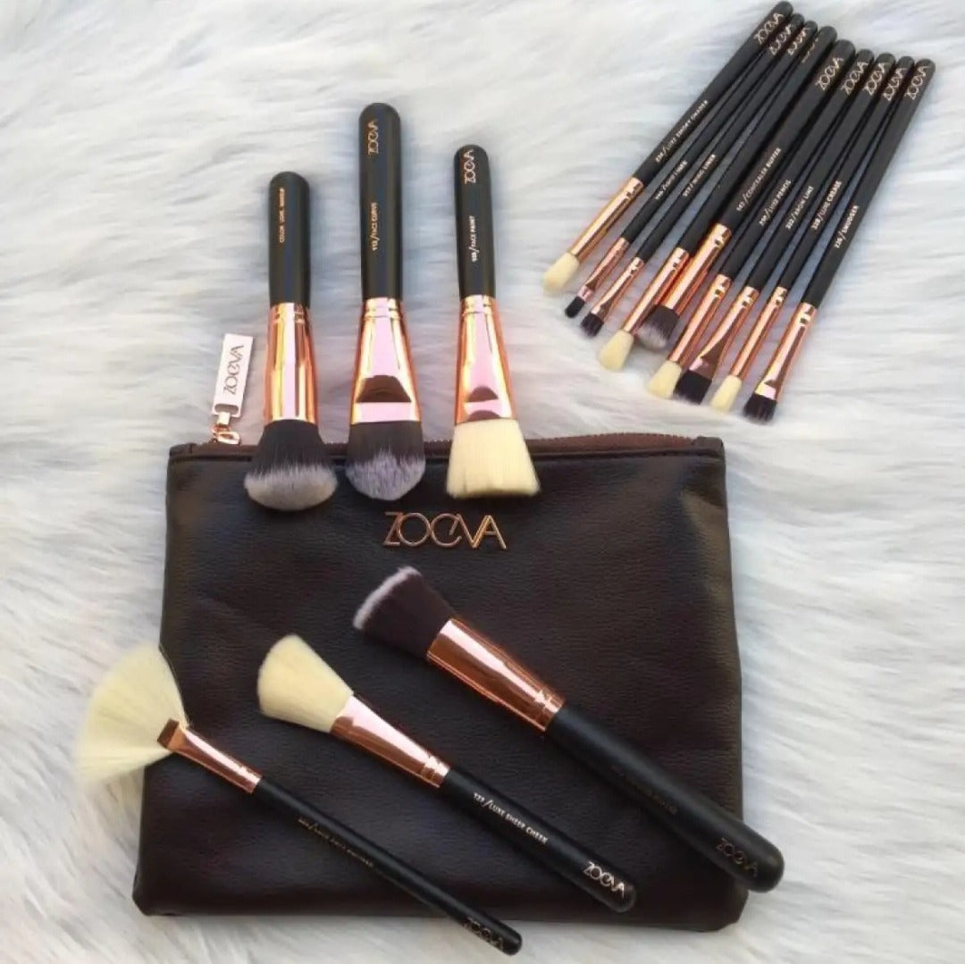 Makeup Brushes With Pouch