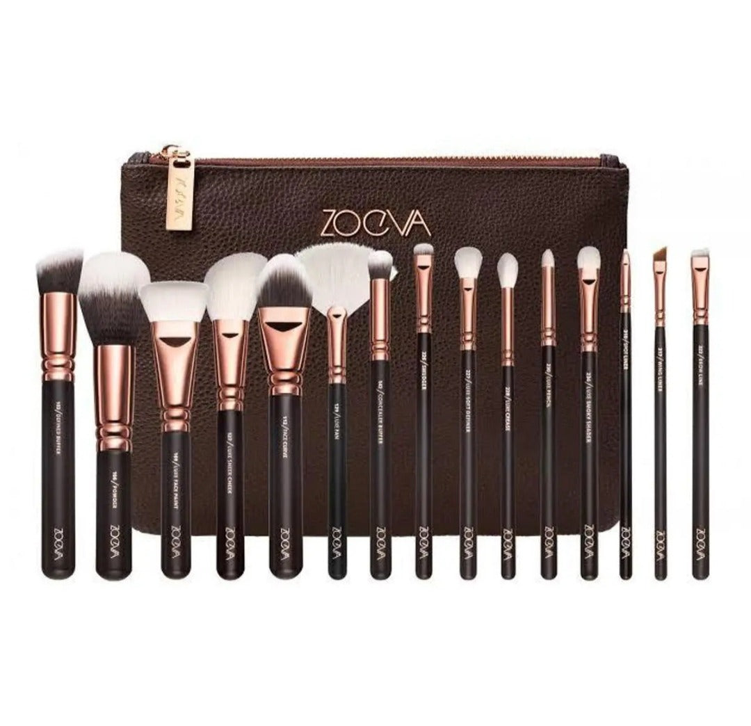 Makeup Brushes With Pouch